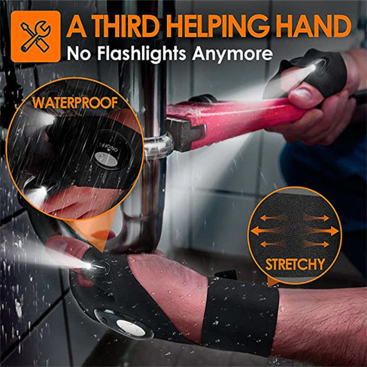 Comfortable LED gloves with waterproof lights | Kalsten