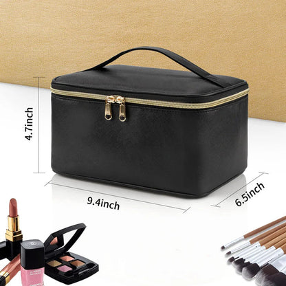 Skanto | Practical Makeup Organizer for Travel | With Compartments and Dividers