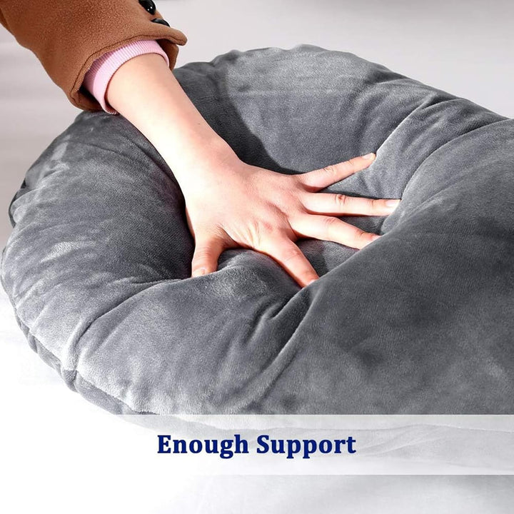 Kalsten | J-Shaped Maternity Support Pillow for Side Sleeping and Breastfeeding