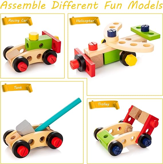 Wooden Tool Set - Discover Creative Play Fun for Children Kalsten