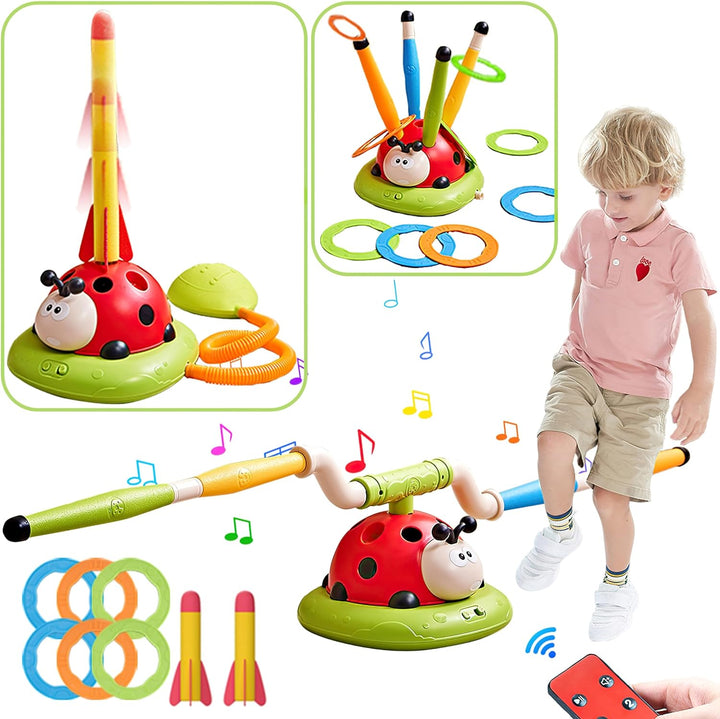 3-in-1 Ring Toss and Rocket Games - Exploration of Adventure Kalsten