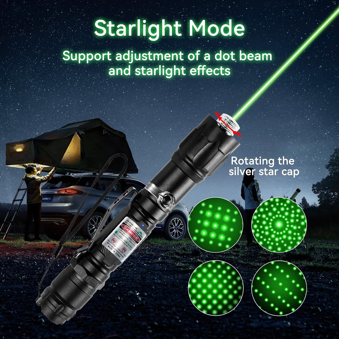Kalsten | Flashlight Rechargeable Green Outdoor LED Torch