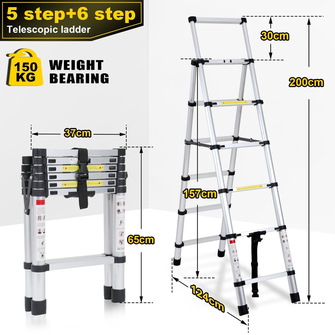 Telescoping ladder Folding ladder A-frame | Kalsten