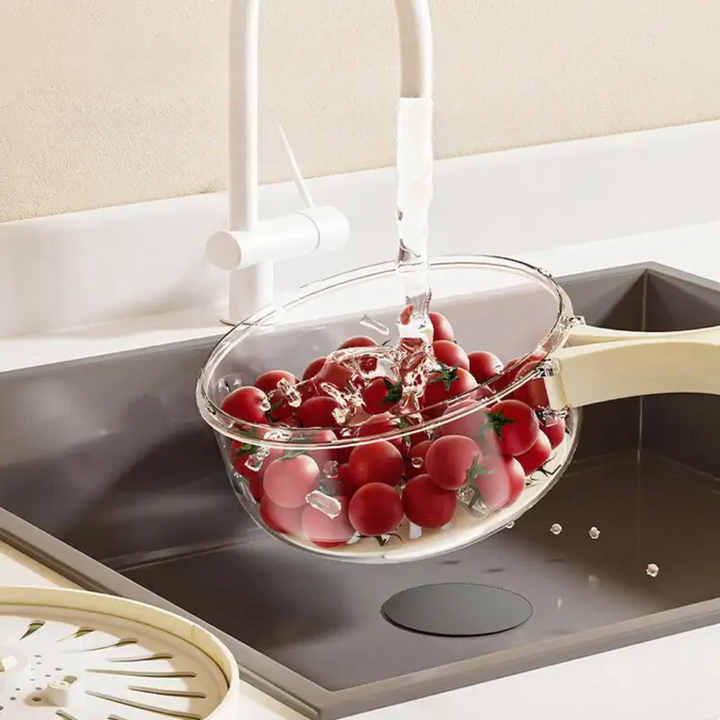 FlexDrain Pro – Draining sieve with lid | Kalsten