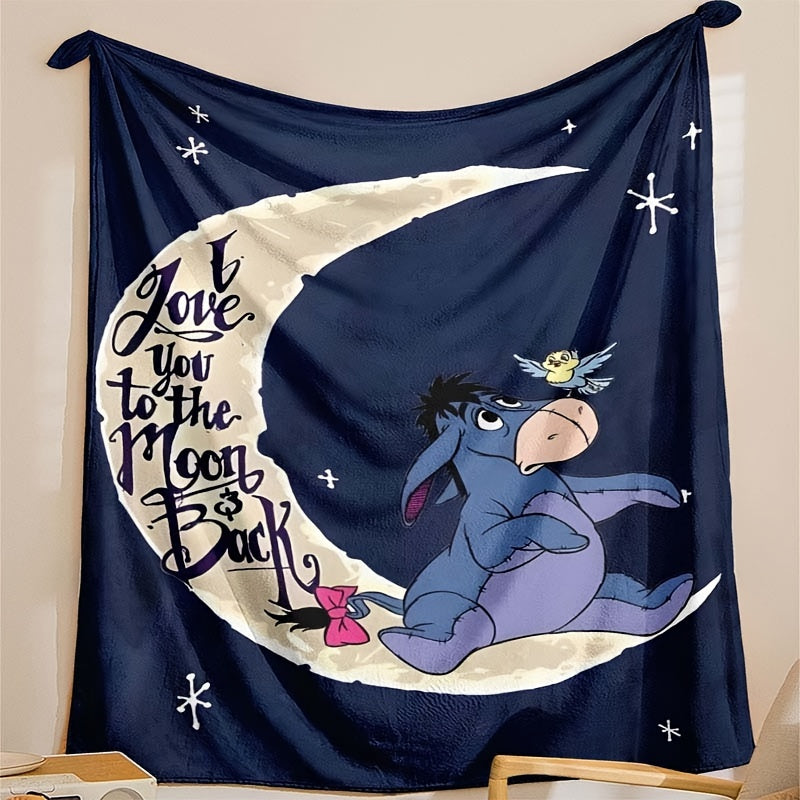 Kalsten | Soft fleece blanket with Eeyore design - Available in multiple sizes for all seasons