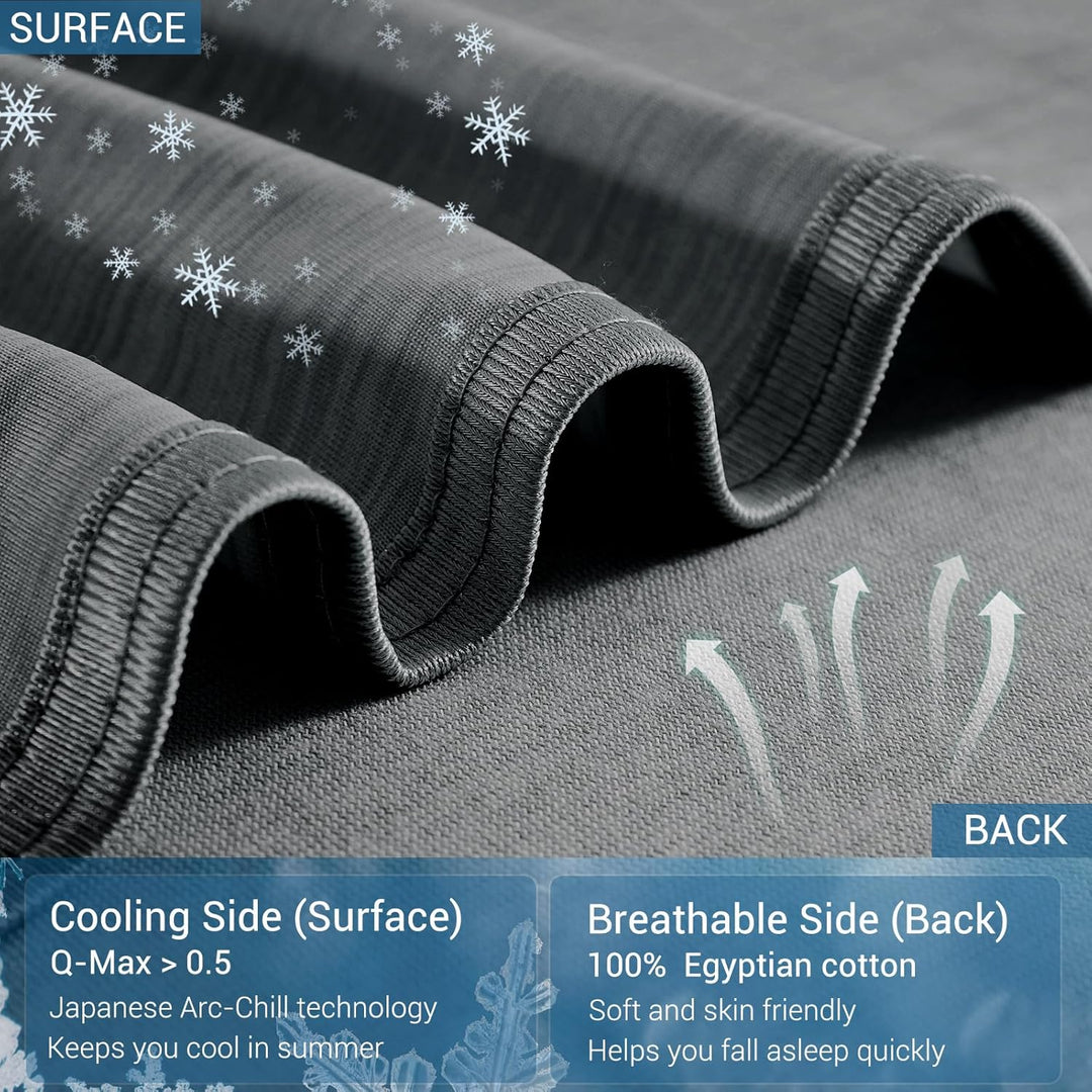 Black Cooling Blanket –  3.0, Q-Max>0.5, Multi-Size Options | Kalsten