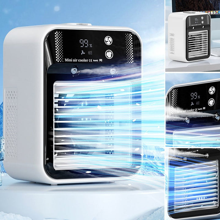 Portable 3-In-1 Cooling Fan with 2-Speed Mist | Kalsten