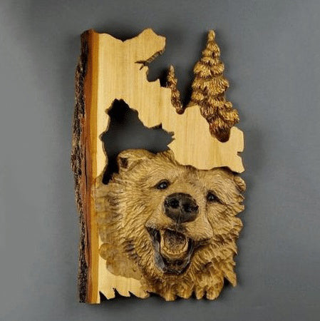 Frendorf | Animal Carving Craft Wall Decoration