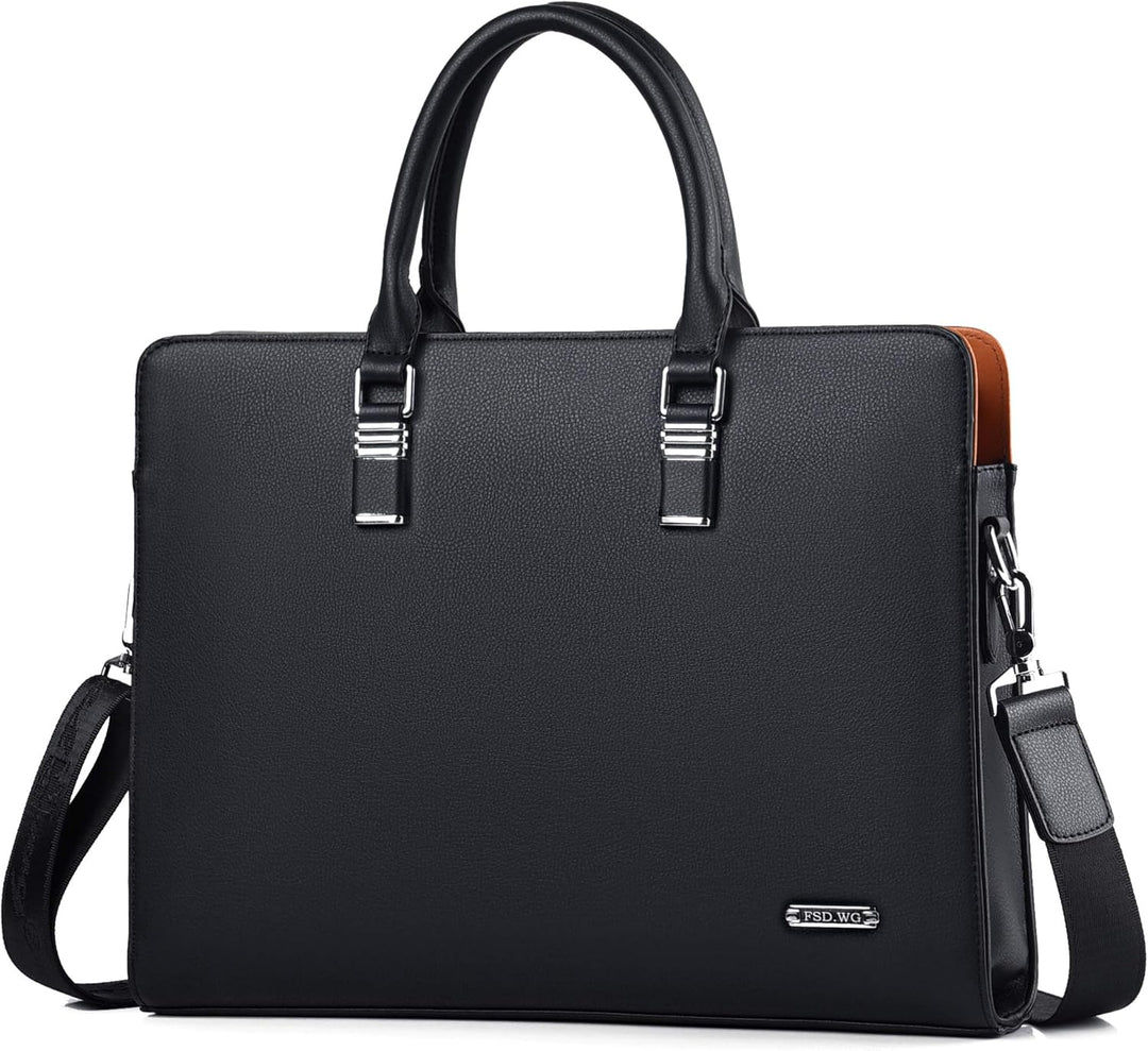 Genuine Leather Multi-Compartment Business Briefcase for Professionals | Kalsten