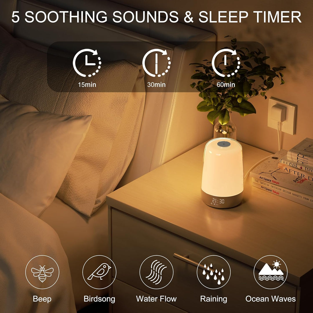 LightStart Wake-Up Lamp – Sunrise Simulation and Dimmable Night Light | Kalsten