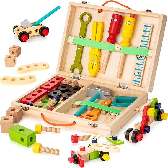 Wooden Tool Set - Discover Creative Play Fun for Children Kalsten
