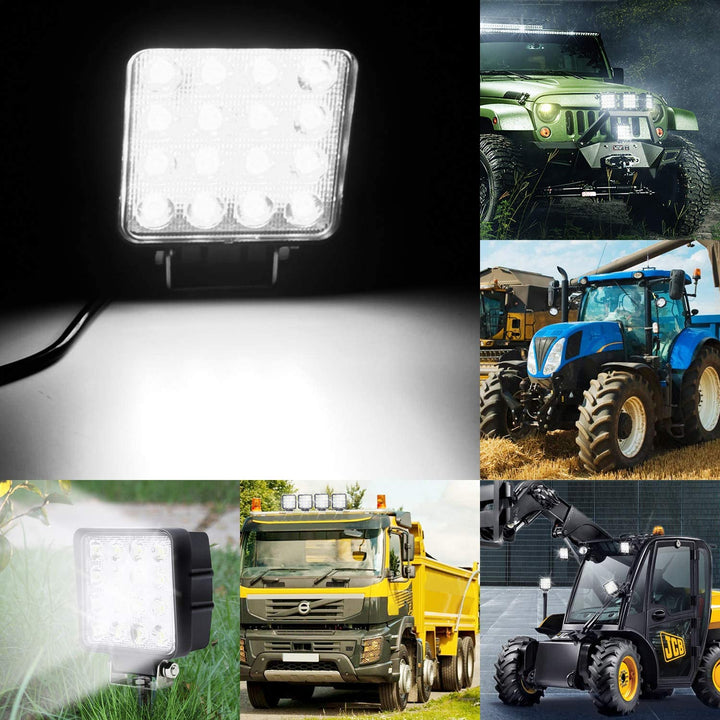 LED Work Spotlight 48W IP67 Reversing Light 2X-10X | Kalsten