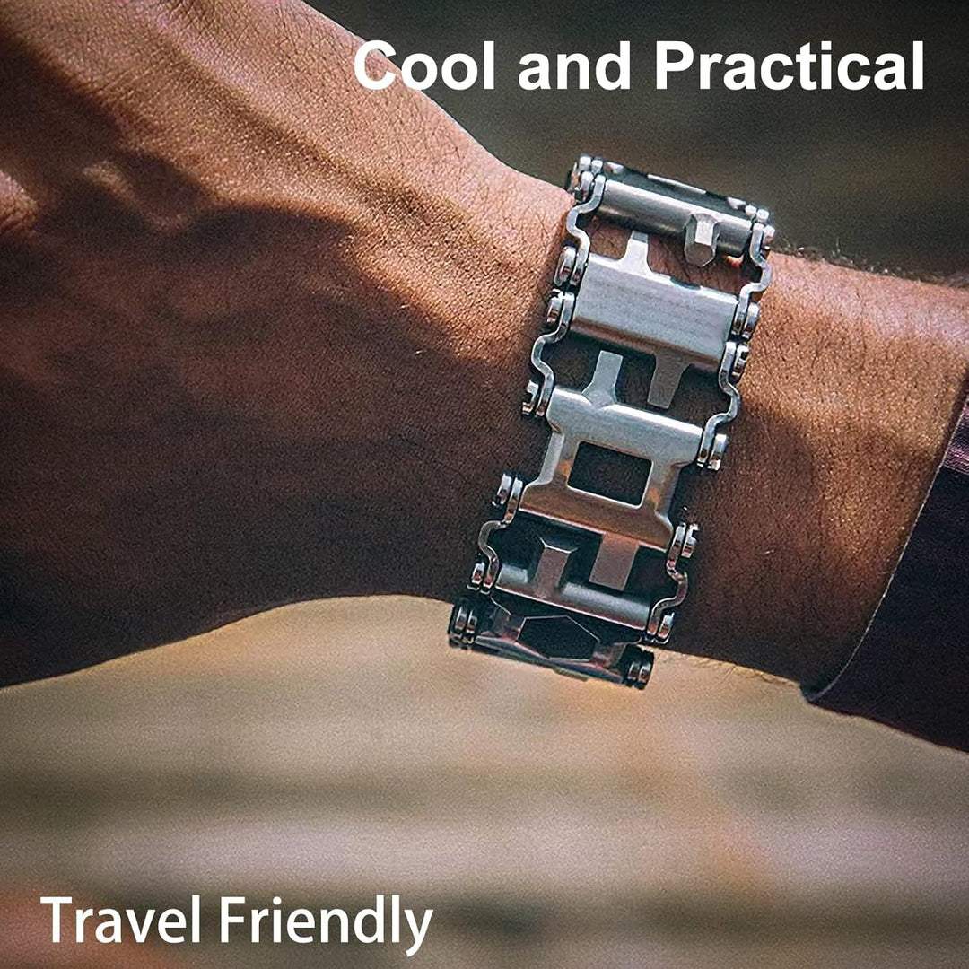 Kalsten | 29-in-1 Stainless Steel Multitool Bracelet