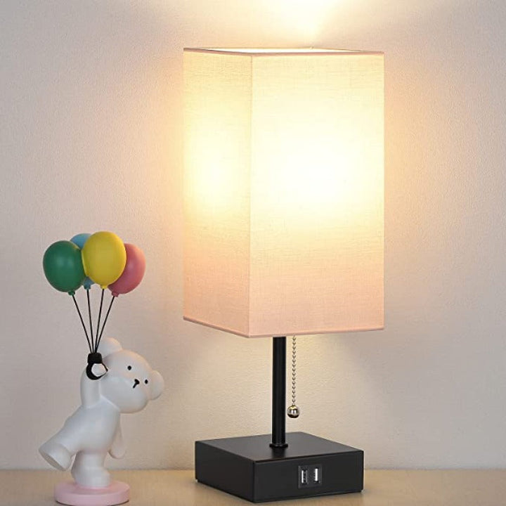 LumiCharge – Modern Table Lamp with USB Charging Ports | Kalsten