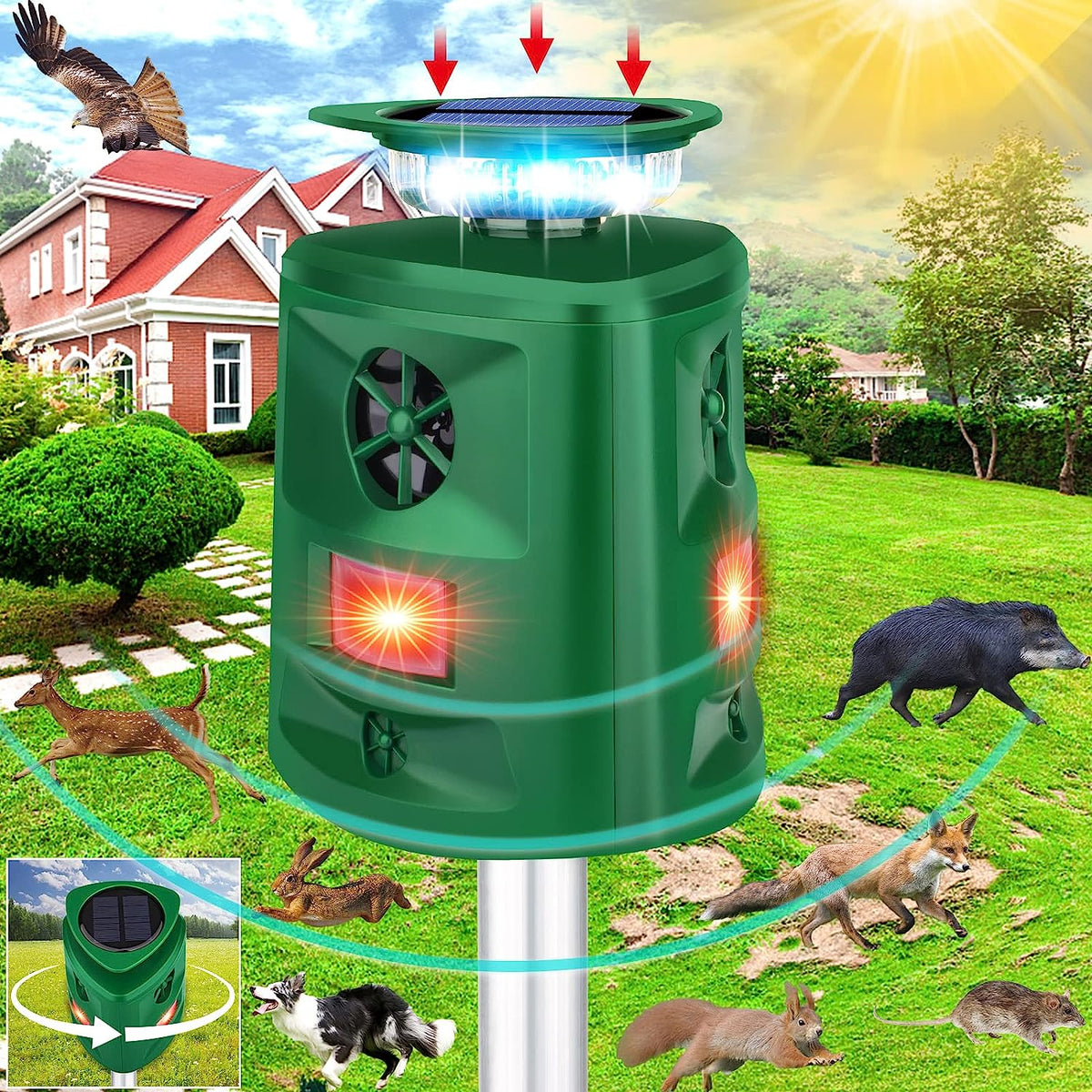 Skanto | Solar Ultrasonic Repeller