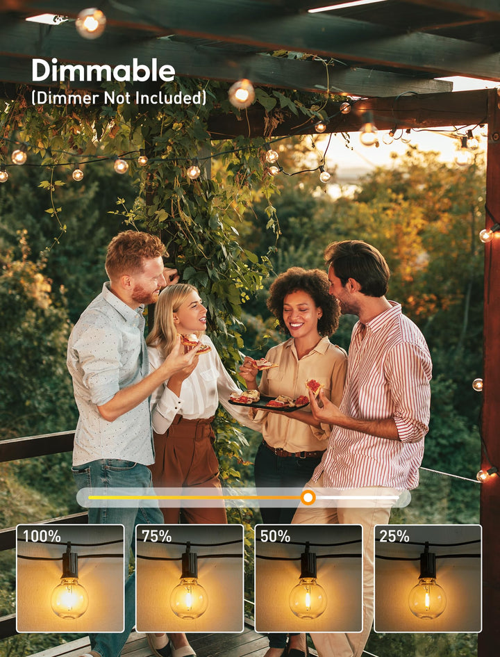 Outdoor G40 LED String Lights – Shatterproof