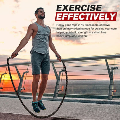 BowLift | Adjustable weight jump rope for cardio & strength training