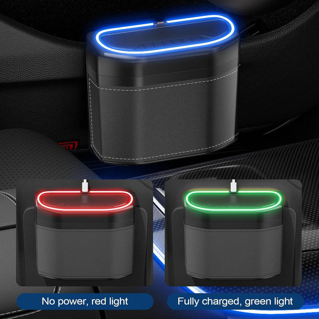 Kalsten | Smell-Proof Car Trash Can with Touch Light – Lurevo
