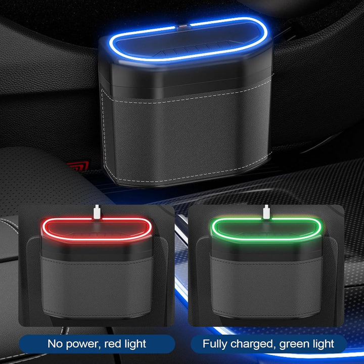 Kalsten | Smell-Proof Car Trash Can with Touch Light – Lurevo