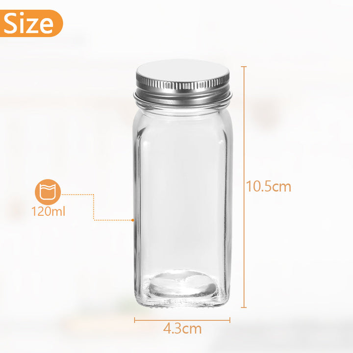 Flip Top Spice Bottle Spice Container 12 Pieces | Kalsten