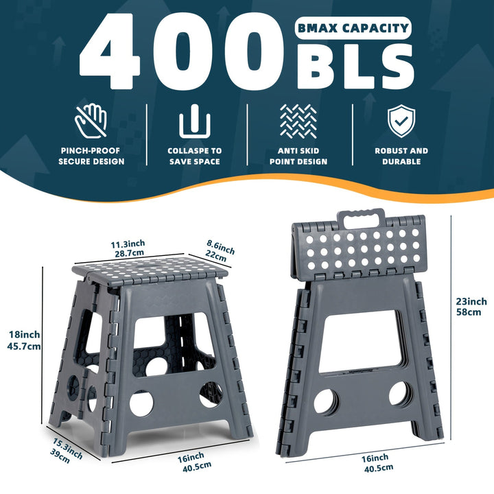 Foldable step stool up to 180 kg | Kalsten