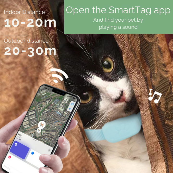 Kalsten | AnimalTracker Mini – Smart Dog and Cat Bluetooth Collar Tracker