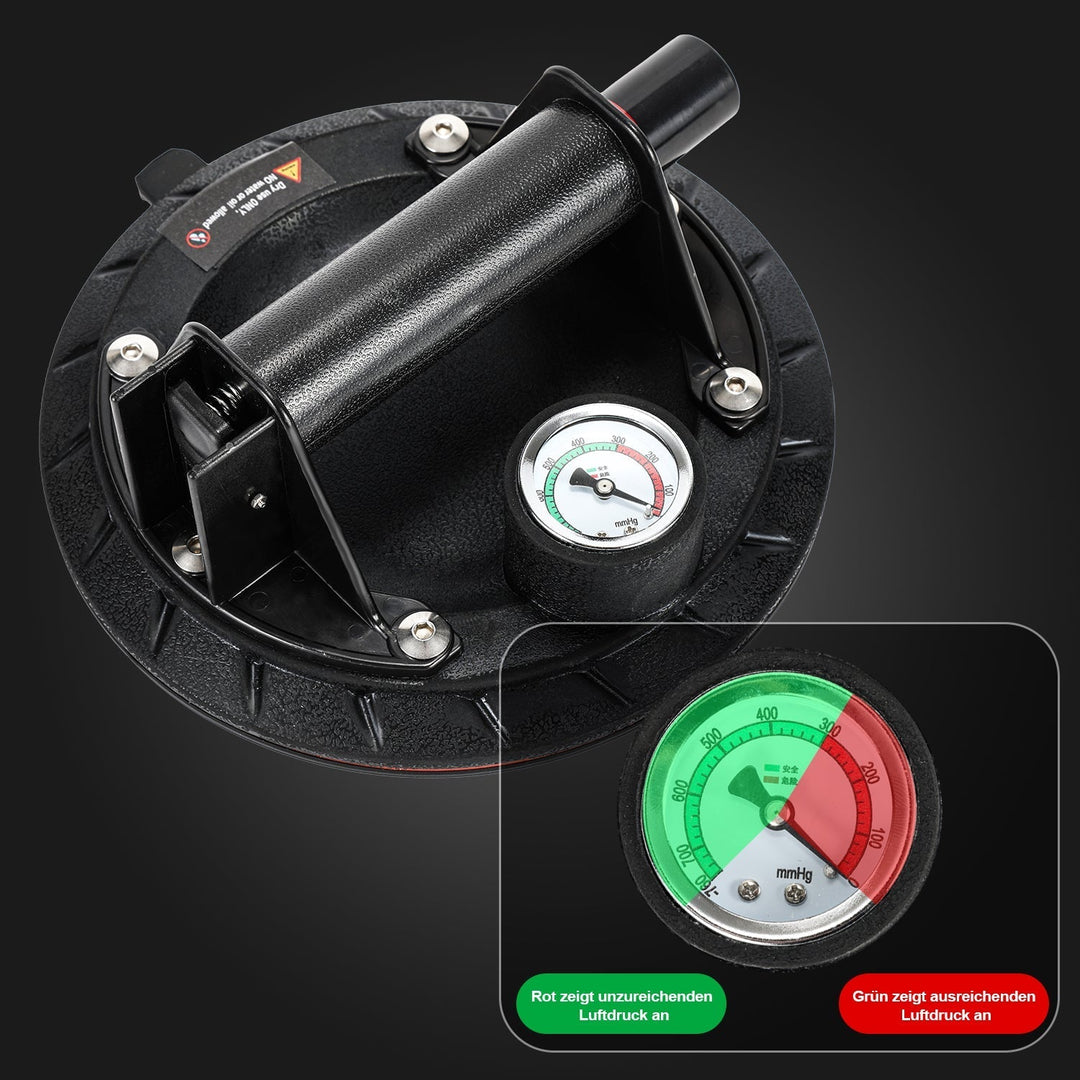 Suction cup holder with pressure display 1 piece max.100KG | Kalsten