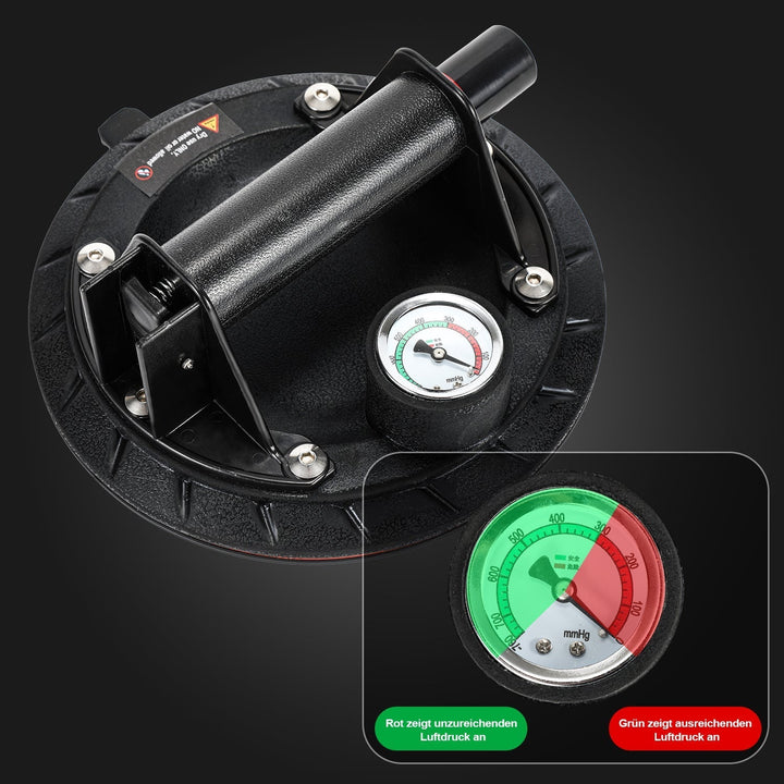 Suction cup holder with pressure display 1 piece max.100KG | Kalsten