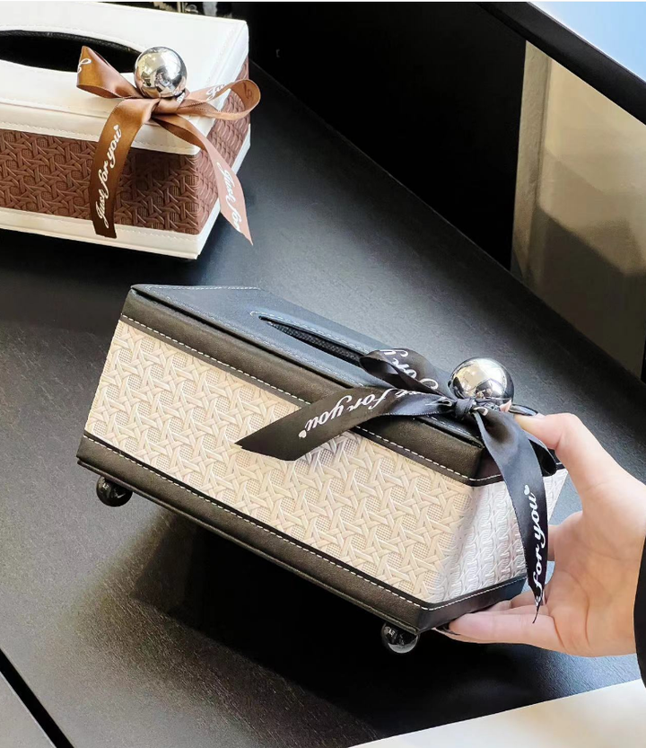 Kalsten | Modèra Premium Leatherite Tissue Case | Stylish and durable tissue organizer for modern spaces