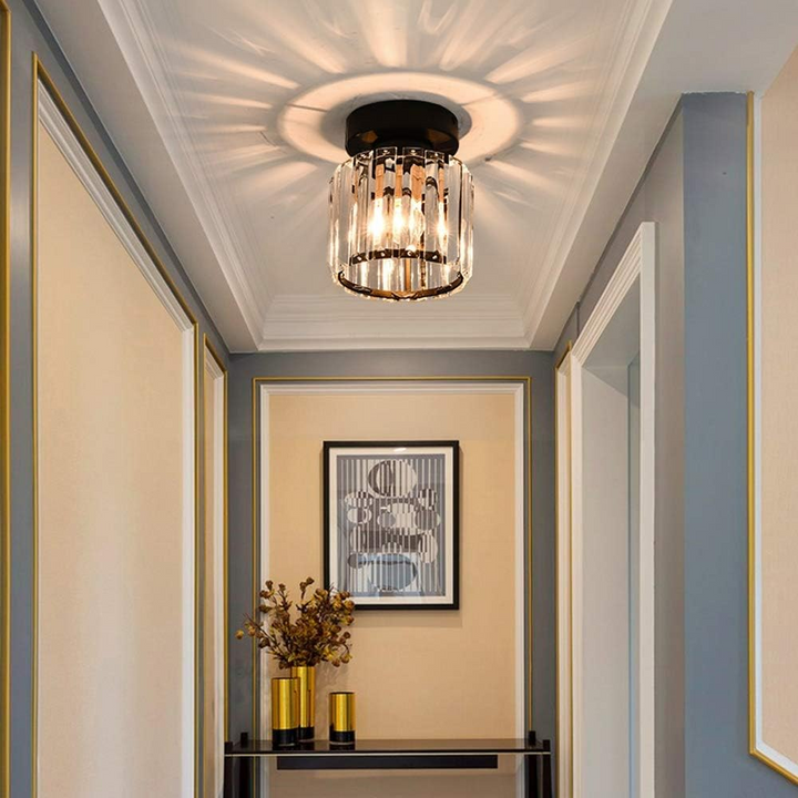 Modern Crystal Ceiling Lamp - CrystalGlow | Kalsten