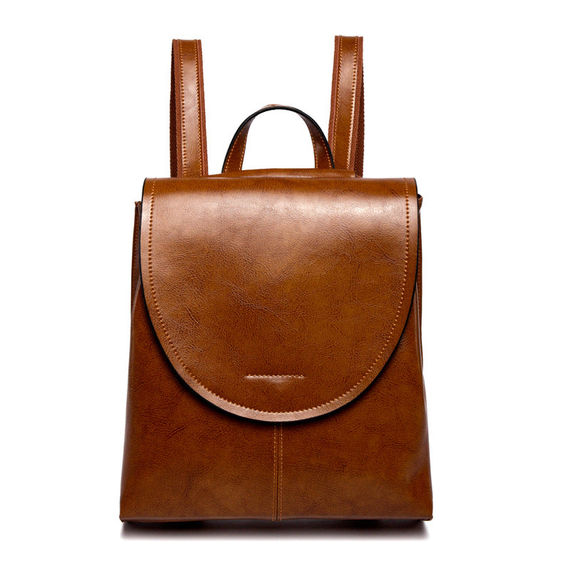 Skanto | LuxeLeather – Trendy Leather Backpack for Women | Stylish, Versatile, and Sustainable Design