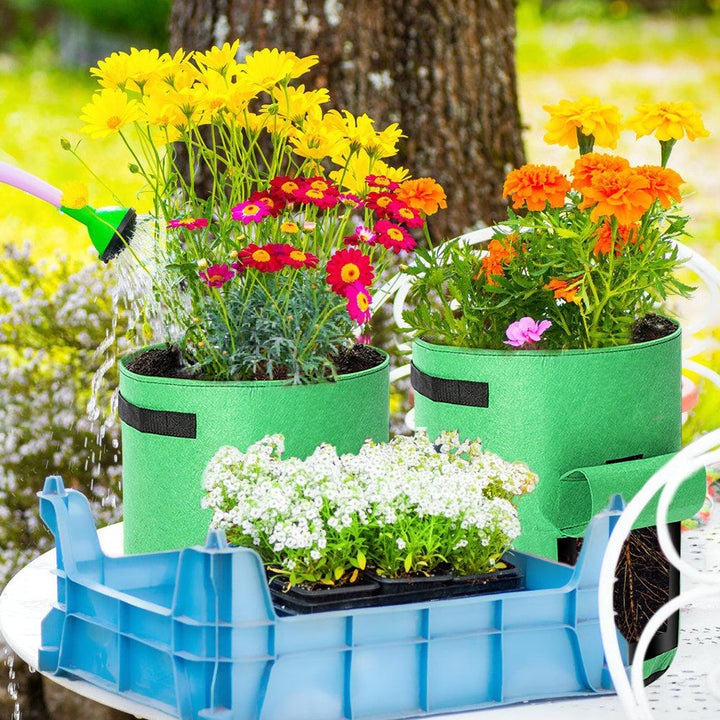 Plant sack planting bag plant pouch 5 pieces | Kalsten