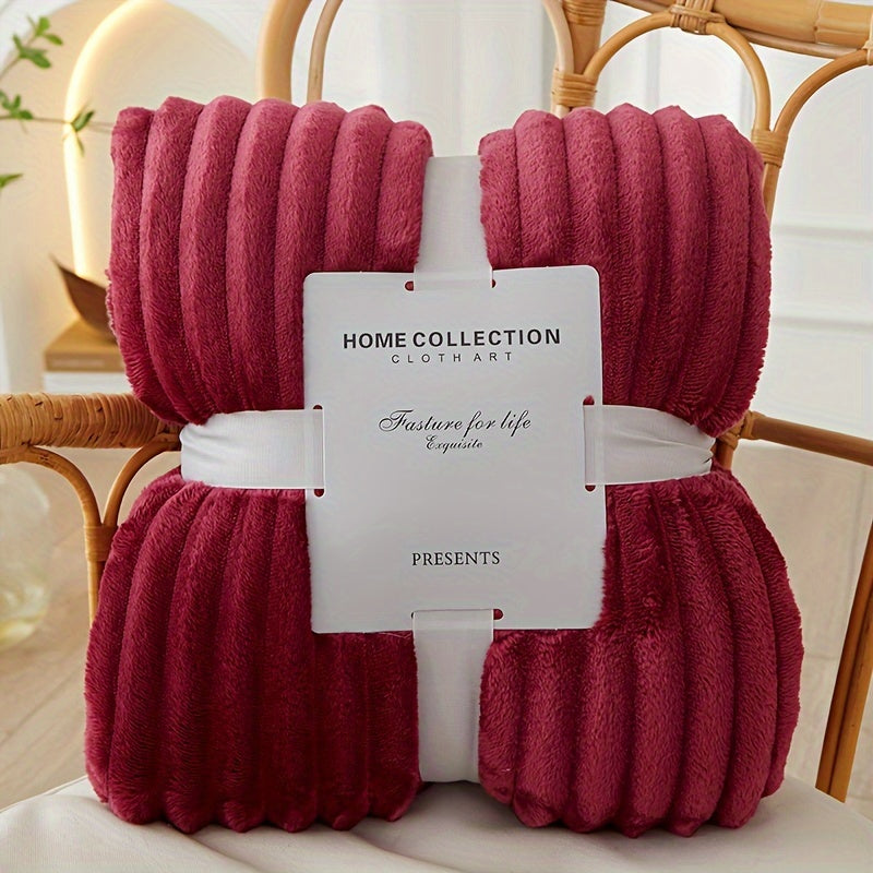 Luxury Flannel Polyester Blanket – Ultimate Comfort & Warmth Kalsten
