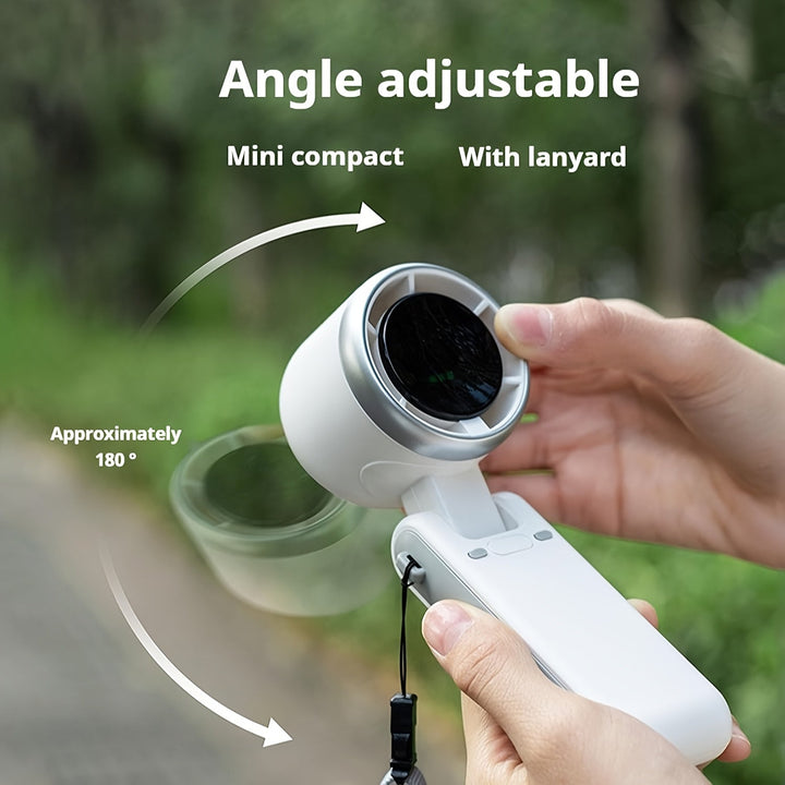 USB rechargeable handheld fan with 5 speeds | Kalsten