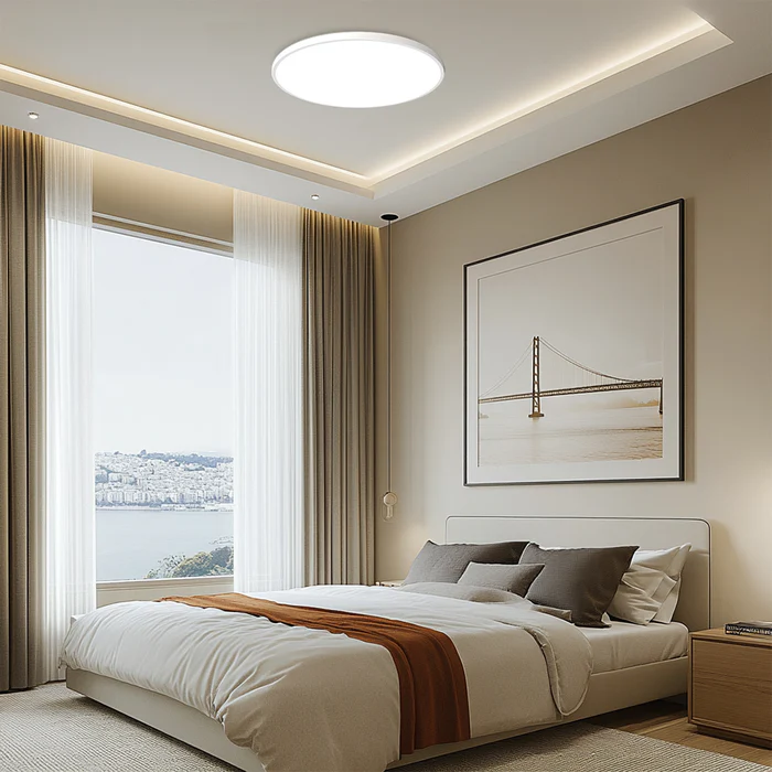 Round Modern LED Flush Ceiling Light Kalsten
