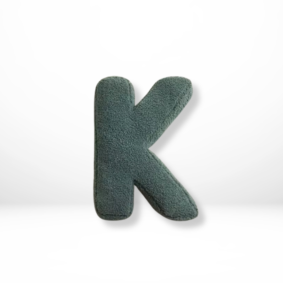 Kalsten | Velvet Alphabet Decorative Cushion With Letters A To Z