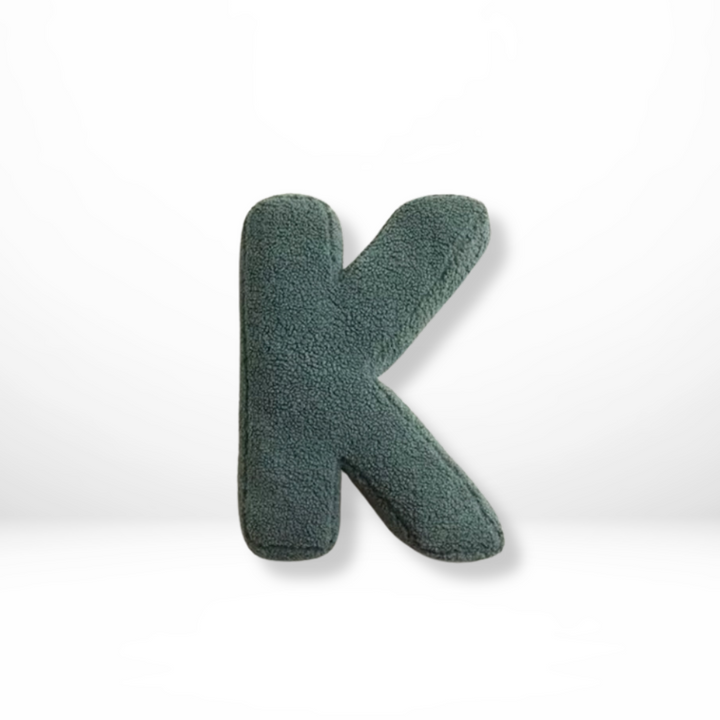 Kalsten | Velvet Alphabet Decorative Cushion With Letters A To Z