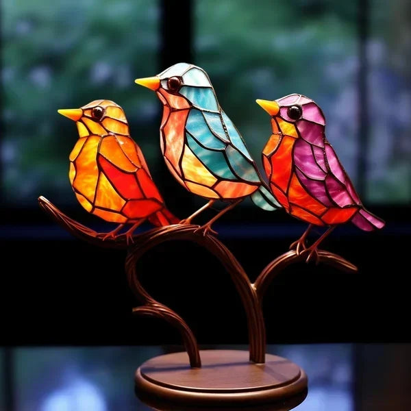 VitraGlow Handcrafted Colored Table Decor | Artistic Luxury Ornament | Kalsten
