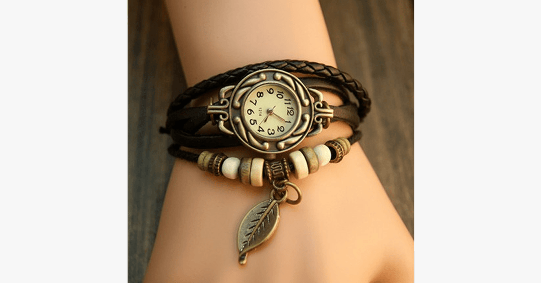 Kalsten | The Boho-Chic Leaf Vintage Watch