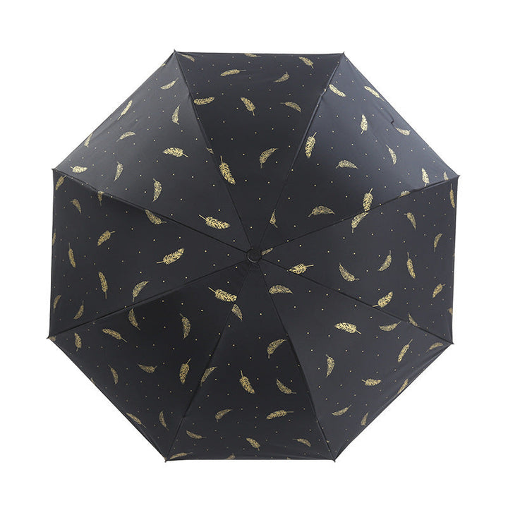 Ladies Automatic Folding Umbrella with Elegant Spring Design Kalsten