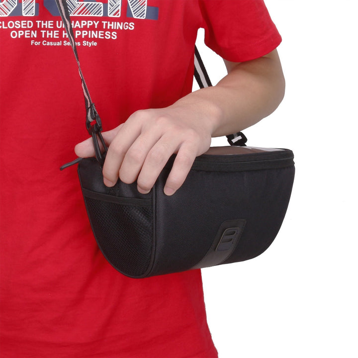 compact bike top tube storage bag with padded phone pocket and water-resistant fabric Kalsten