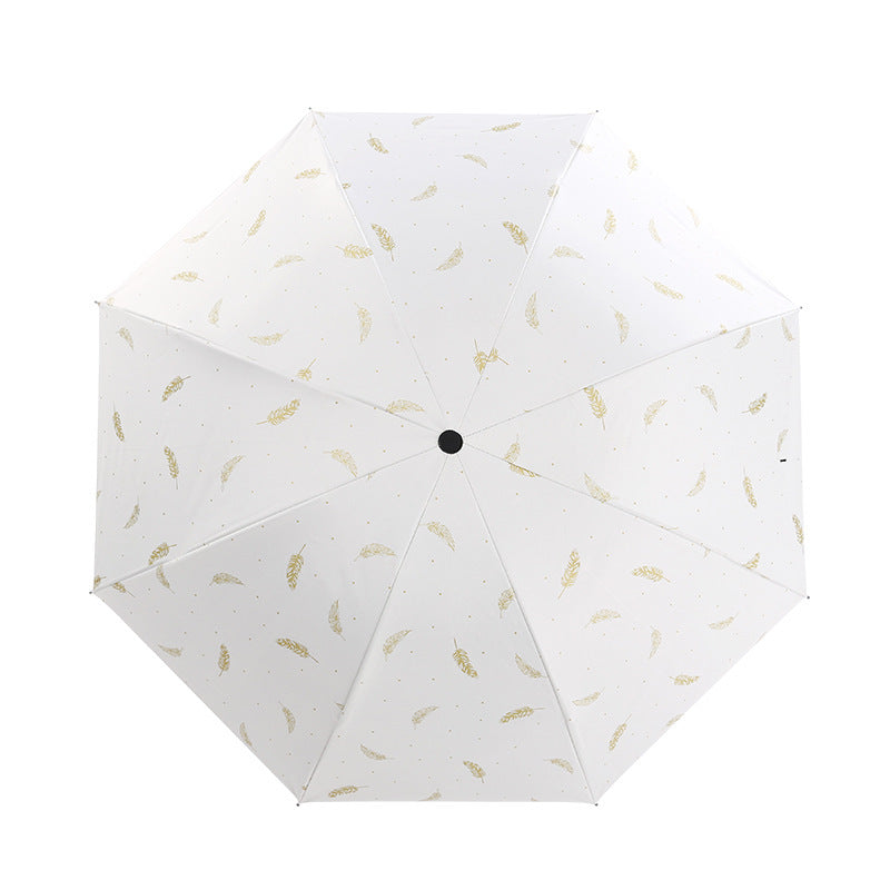 Ladies Automatic Folding Umbrella with Elegant Spring Design Kalsten