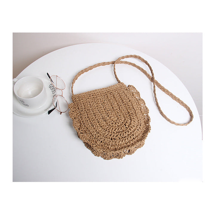 Handcrafted shoulder bag with perforated design Kalsten