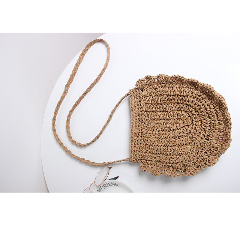 Handcrafted shoulder bag with perforated design Kalsten