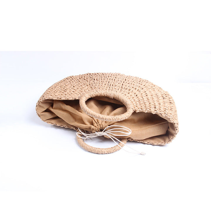 Generous basket bag with charming round handle Kalsten