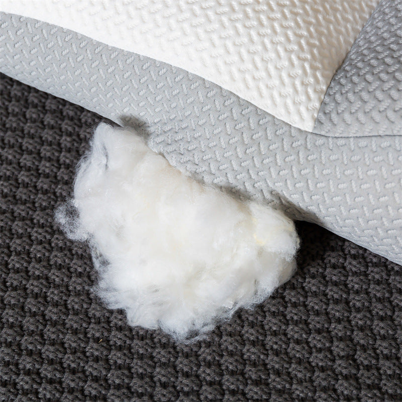 Contoured Sleep Pillow for Neck Support and Comfortable Rest