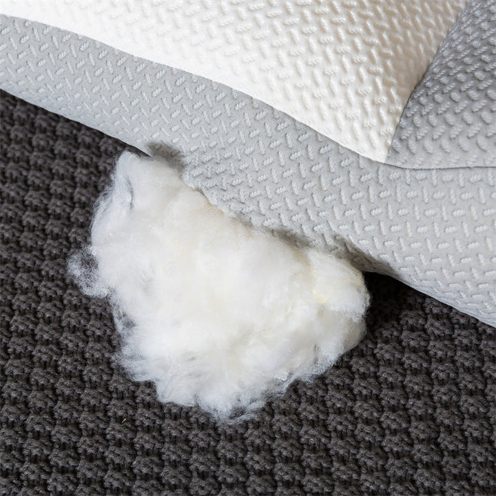 Contoured Sleep Pillow for Neck Support and Comfortable Rest