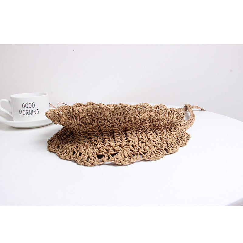 Handcrafted shoulder bag with perforated design Kalsten