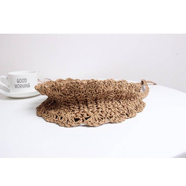 Handcrafted shoulder bag with perforated design Kalsten