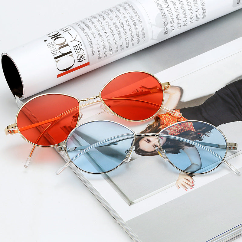 Women's round sunglasses with ultra-light frame Kalsten